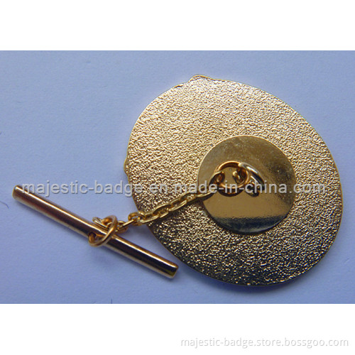 Gold Platinglapel Pin (MJ-PIN-092)